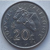 Новая Каледония 20 франков 1967 г.