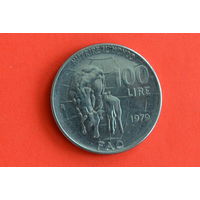 Италия 100 лир 1979 с 1 руб