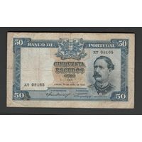 Португалия 50 эскудо 1953 года. Тип P-160. Состояние VF