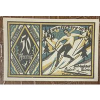 Нотгельд 50 пфеннигов 1921 год. Винтерберг. Веймарская республика