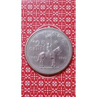 Канада 25 центов 1973 конной полиции 100 лет