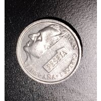 Испания. 1 песета 2001