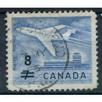 Канада - 1964г. - авиация, порт Оттавы - 1 марка - полная серия, гашёная [Mi 375]. #3-WB-66-KS-1