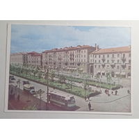 Открытка Витебск проспект Кирова 1962 год тираж всего 17000 фото Ананьиных