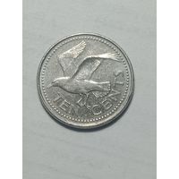 Барбадос 10 центов 2003 года .