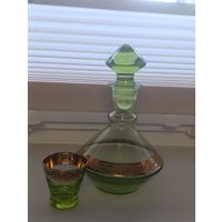 Зелёное стекло.СССР.