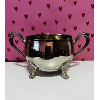 Винтаж! Сахарница на ножках. Металл.  АУКЦИОН не с рубля без МПЦ.