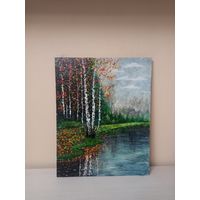 Картина на холсте маслом 40см на 50см