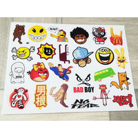 Стикербомбинг, виниловые наклейки с ламинацией. Цена за Лист 30х42см