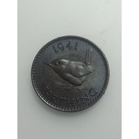 Великобритания фартинг  1941 года .
