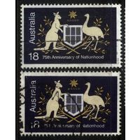 Австралия - 1976 [Mi. 597I,II] Гашеная (AU14)