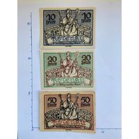 Нотгельд Австрия Абтенау 10-20-50 геллеров -0102 (2)
