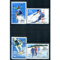 Австралия - 1984г. - лыжный спорт в Австралии - 4 марки - полная серия, гашёные [Mi 875-876]. #3-WB-83-B-1