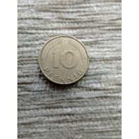 Werty71 Германия ФРГ 10 пфеннигов 1994 J