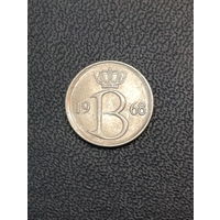 Бельгия 25 сантимов 1968г.