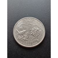 США 25 центов  2000 г. D - Южная Каролина