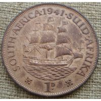 1 пенни 1941 Южная Африка
