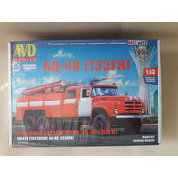 ЗиЛ-133ГЯ АЦ-40 AVD 1:43 Обмен возможен Пожарная автоцистерна Автомобиль в деталях Набор запечатан