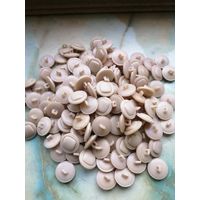 Пуговицы белые  120 штук лотом