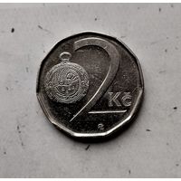 2 кроны 2009 года Чехия. Чешская Республика.