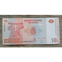 Werty71 Конго 10 Франков 2003 UNC Банкнота