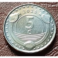Синт-Мартен 5 центов, 2025   ( 1-1-1 )