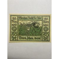 50 пфенингов (нотгельды) г. Германия.-1012