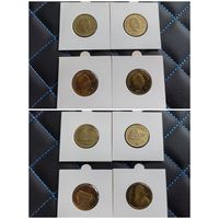 Распродажа !!! Остров Рождества 4 монеты (50, 50, 50, 50 центов) 2016 г. UNC