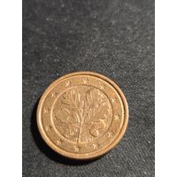 Германия 2 евроцента 2007 D