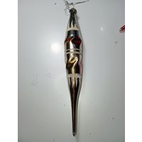 Ёлочная игрушка - Сосулька , СССР .