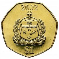Самоа 1 тала, 2002 UNC