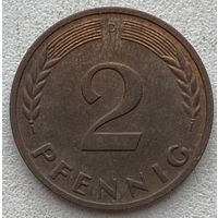 Германия 2 пфеннига 1965 г. J