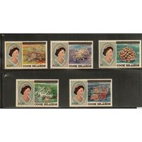 Кука острова-1984(Мих.1002-1006) , ** , Морская фауна, Кораллы , Королева(полная серия)