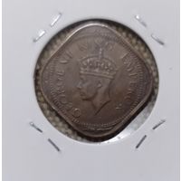 Британская Индия, 2 анна 1943 г.