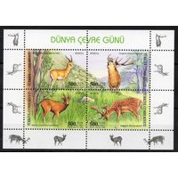 Турция 2003. Фауна Олень, косуля, газель блок (3309)