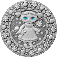 Дева. 2009 год. 1 рубль. С 1 рубля без минимальной цены.
