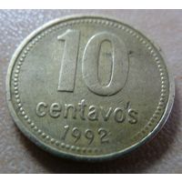 10 сентавос 1992 Аргентина