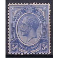 180.BrK. Великобритания. Колонии. Южно - Африканский Союз. Георг V. Стандарт. 1913 г. 3d. Mi.#8.