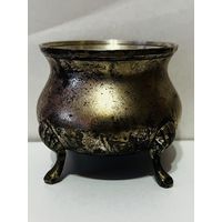 Винтаж! Сахарница на четырёх ножках. Металл.  АУКЦИОН не с рубля без МПЦ.