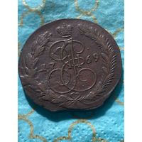 5 копеек 1769 ем.       .232