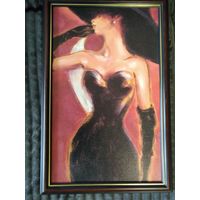 Репродукция картины, 25 x 40 без рамки