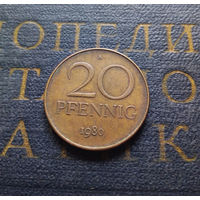 20 пфеннигов 1980 (A) Германия ГДР #01