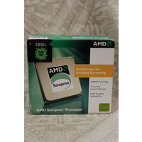 Ретро гейминг коробка с доками от процессора AMD SEMPRON 2800+ РЕДКОСТЬ ИЗ 2000-Х