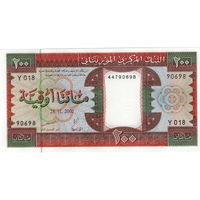 Мавритания, 200 угий, 2002 г., UNC