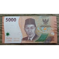 Werty71 Индонезия 5000 рупий 2022 UNC банкнота