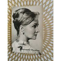 Фото актрисы Маргариты Володиной с ее личным автографом.