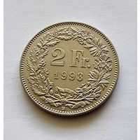 Швейцария 2 франка, 1993