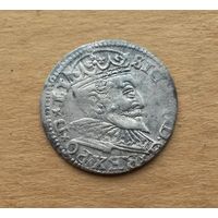 Речь Посполитая, 3 гроша, Рига, 1597 г., Сигизмунд III (1587-1632), серебро