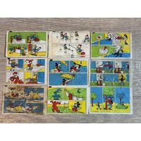 Вкладыши Дональд Donald. Дональд Дак, Микки Маус, Минни, Гуфи и др