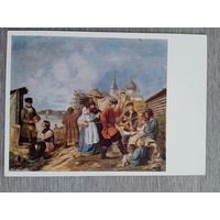 1960. Попов. Народная сцена на ярмарке в Старой Ладоге